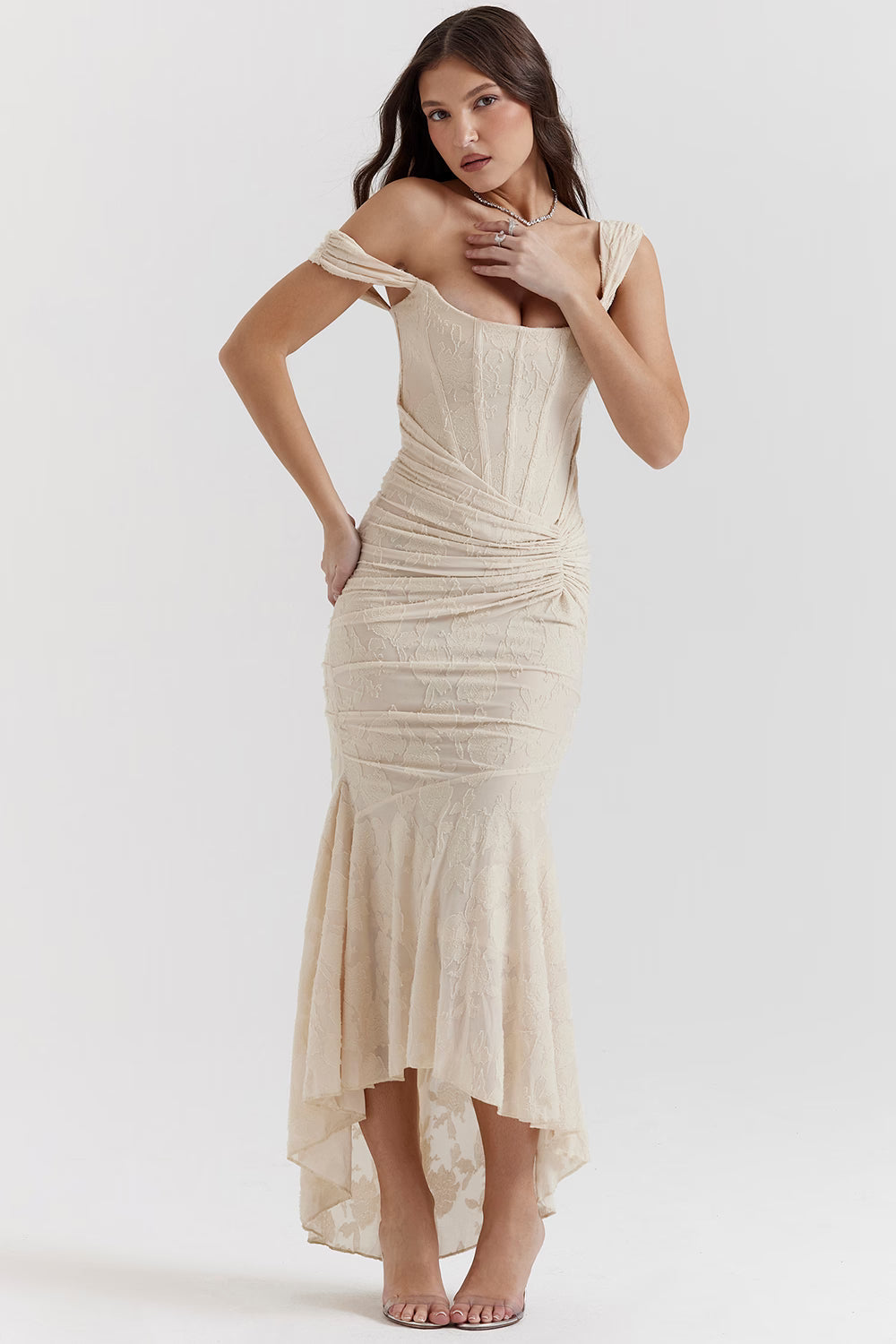 Aveline | Asymmetric Maxi Dress