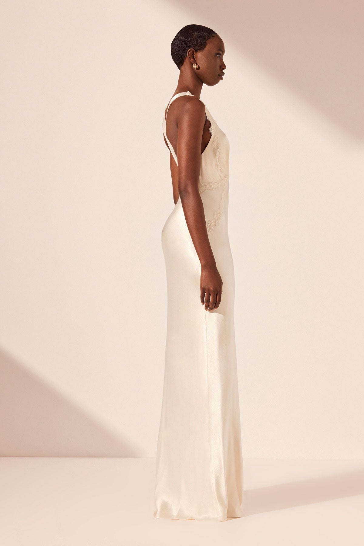 Luna Lace Maxi - Cream