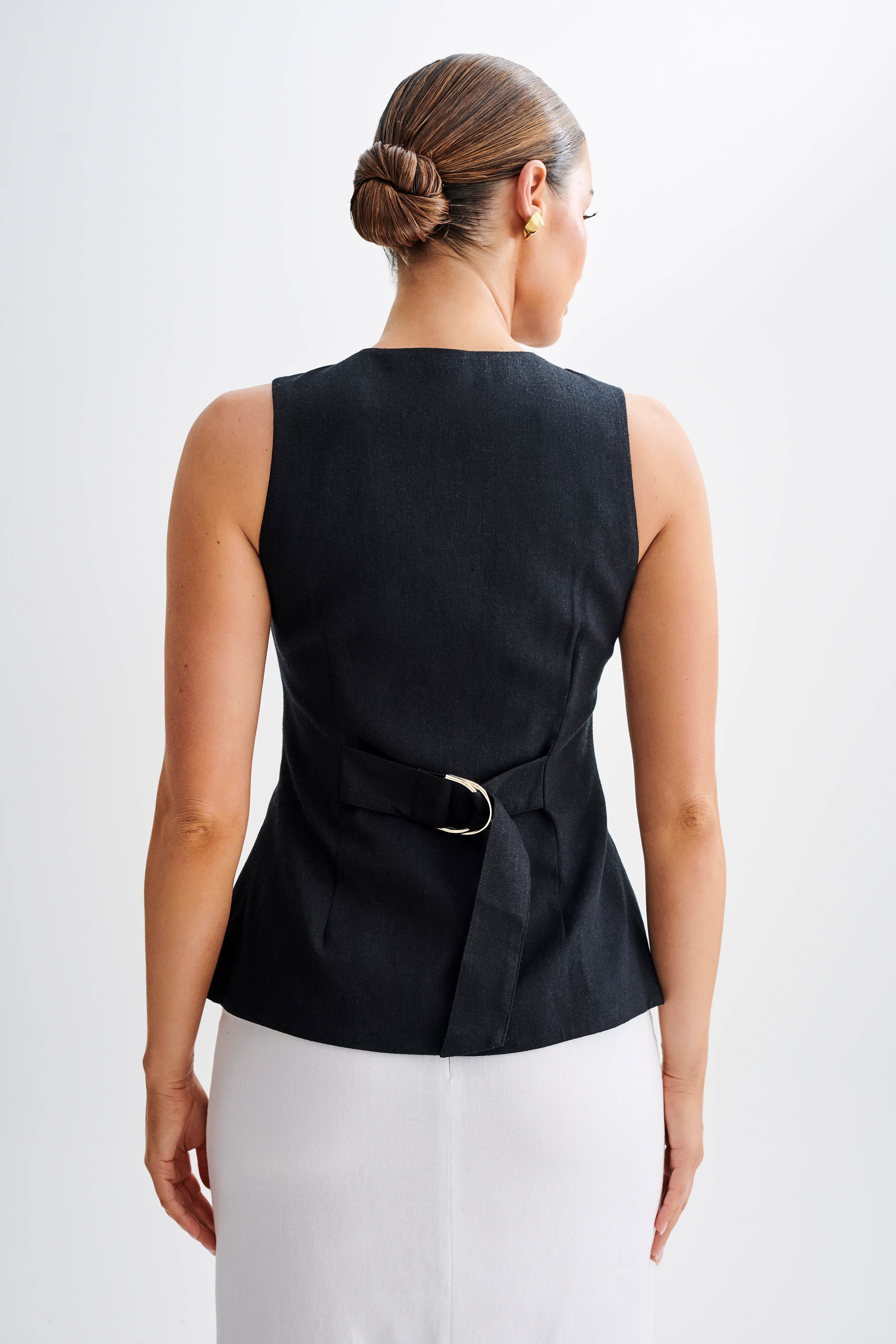 Laurence Sleeveless Longline Top