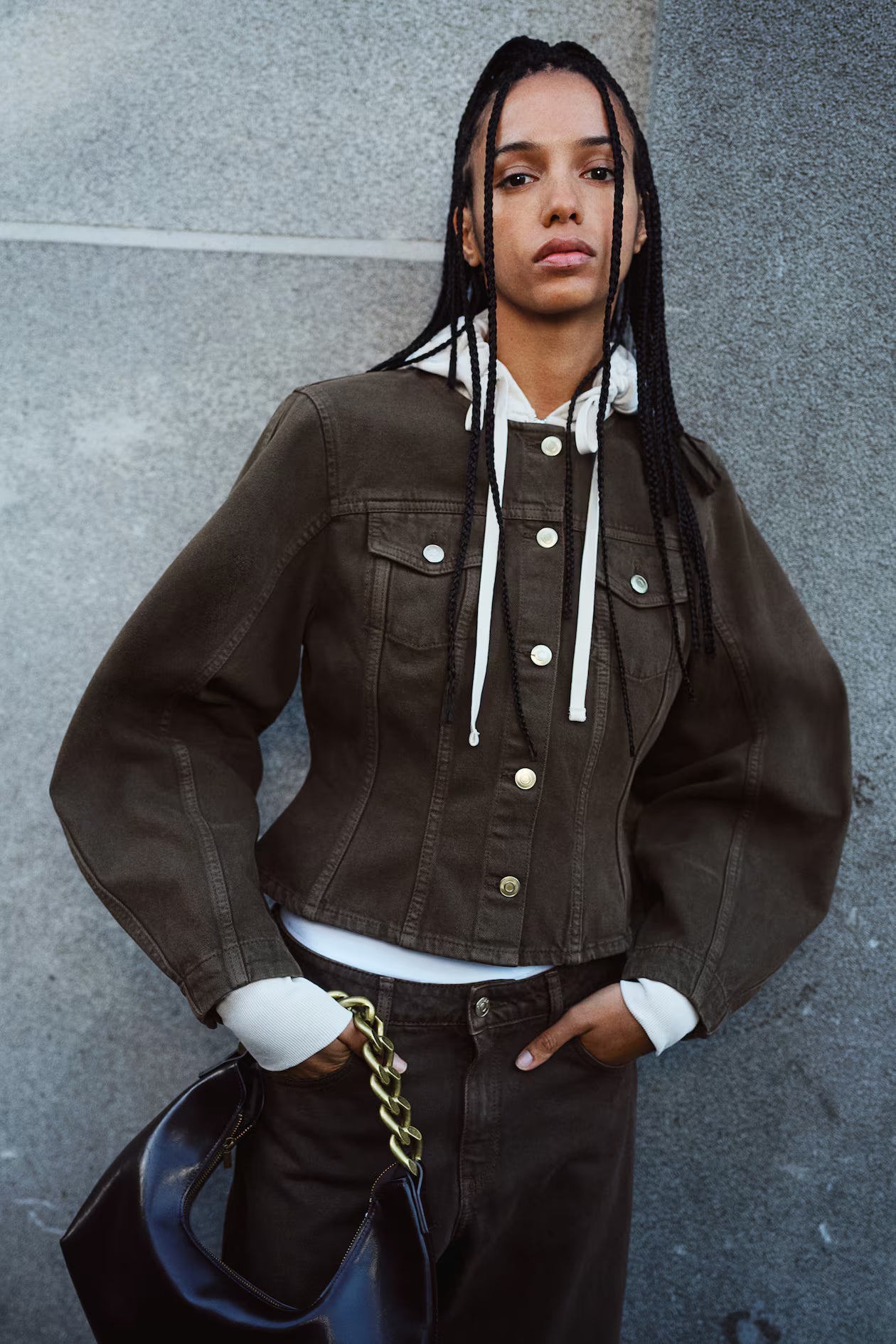 Alora | Denim Shirt Blouse