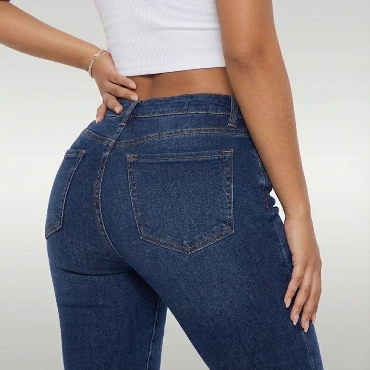 Butt Lifting Straight Jeans