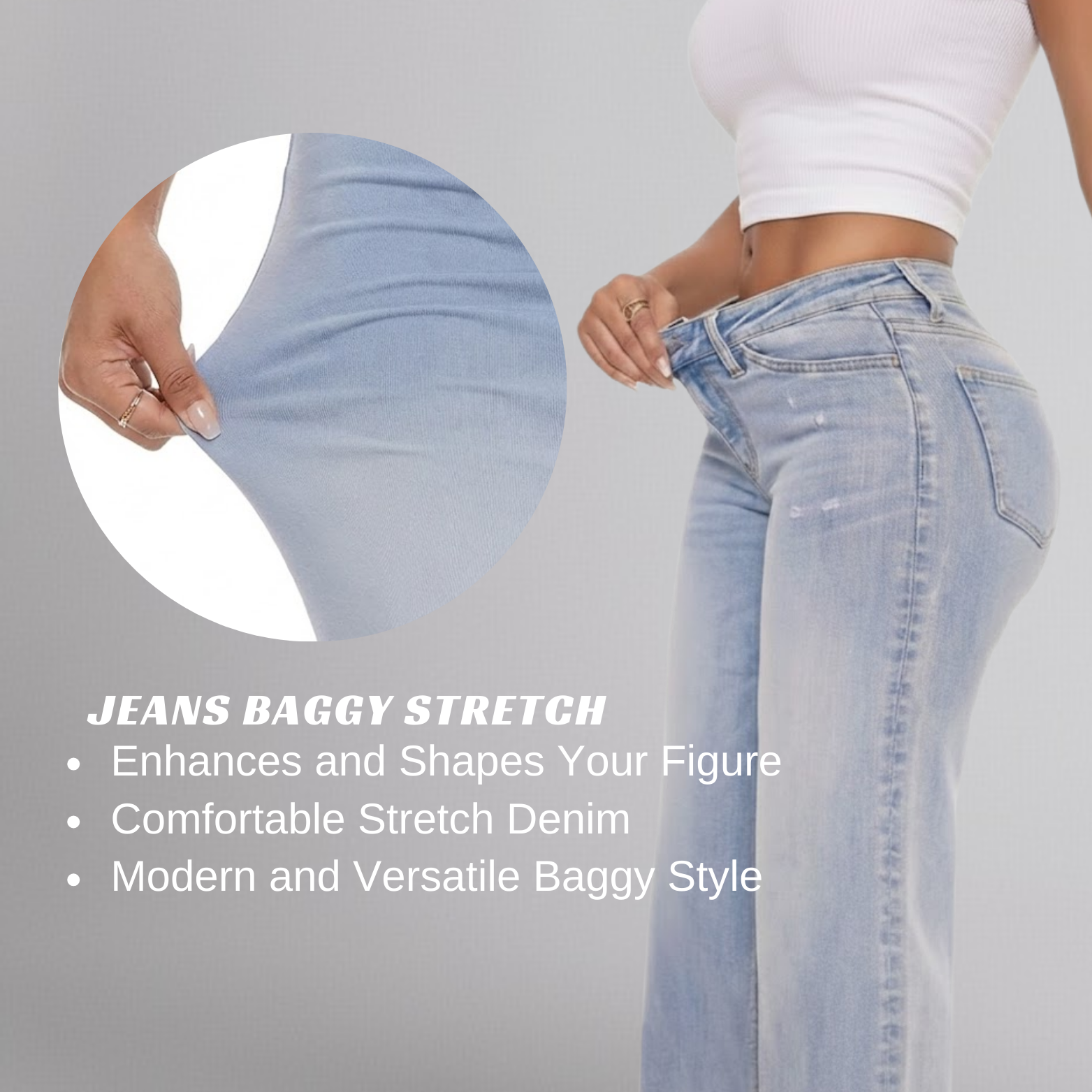Butt Lifting Straight Jeans