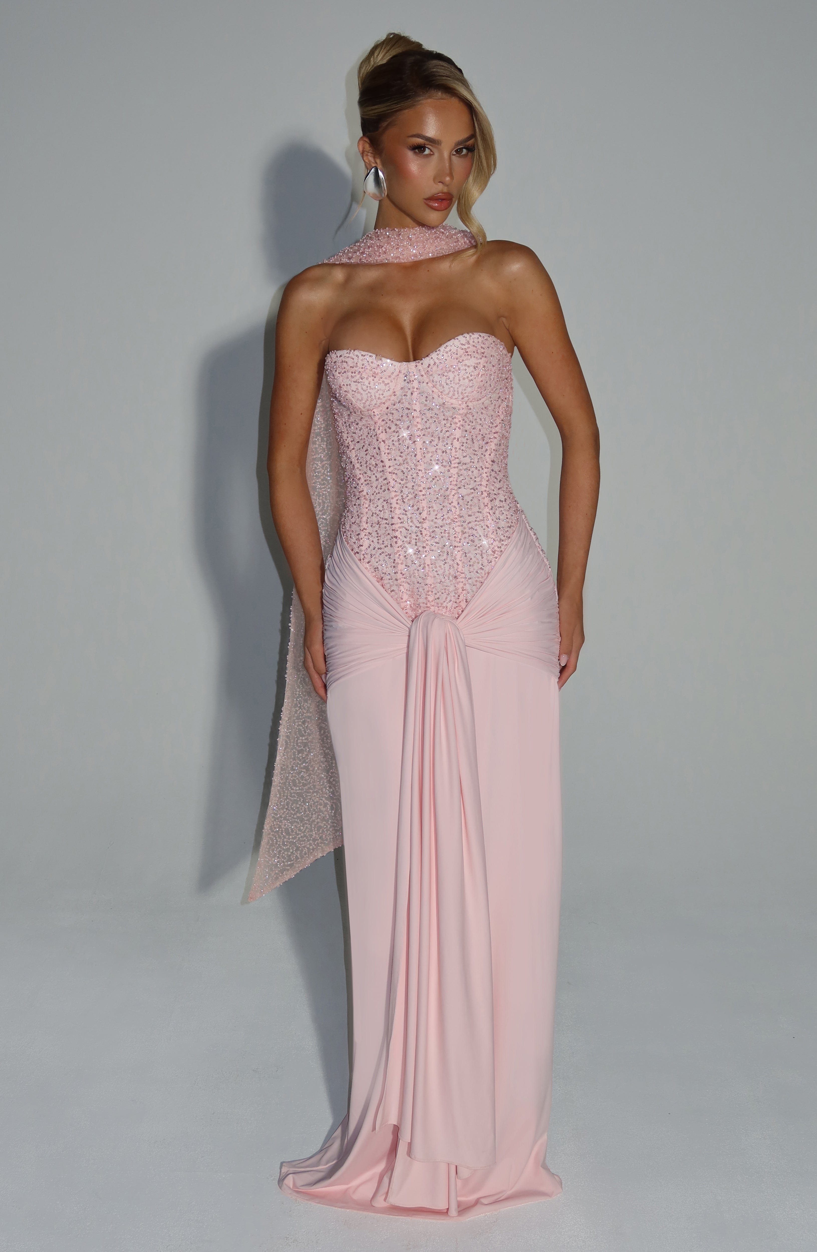 Carrera Maxi Dress - Blush