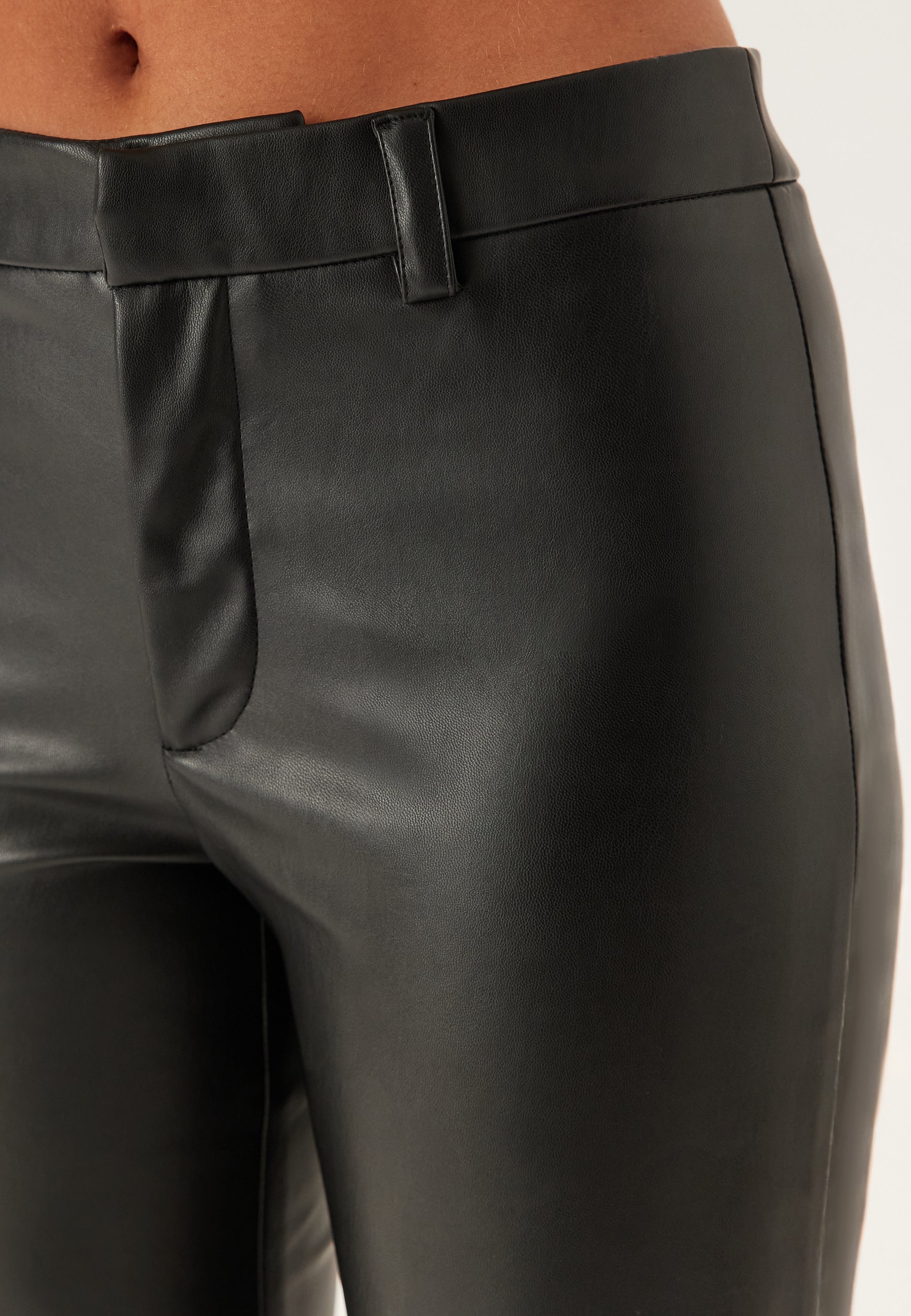 PU Bootcut Trousers