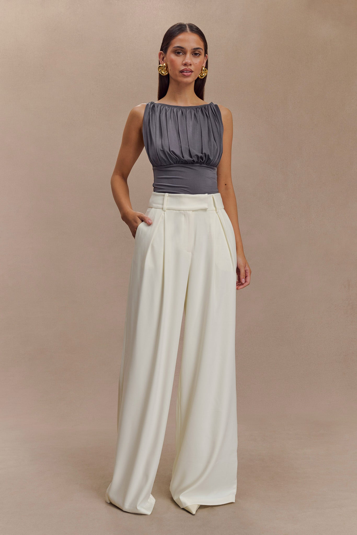 Tiarna Top - Dark Charcoal