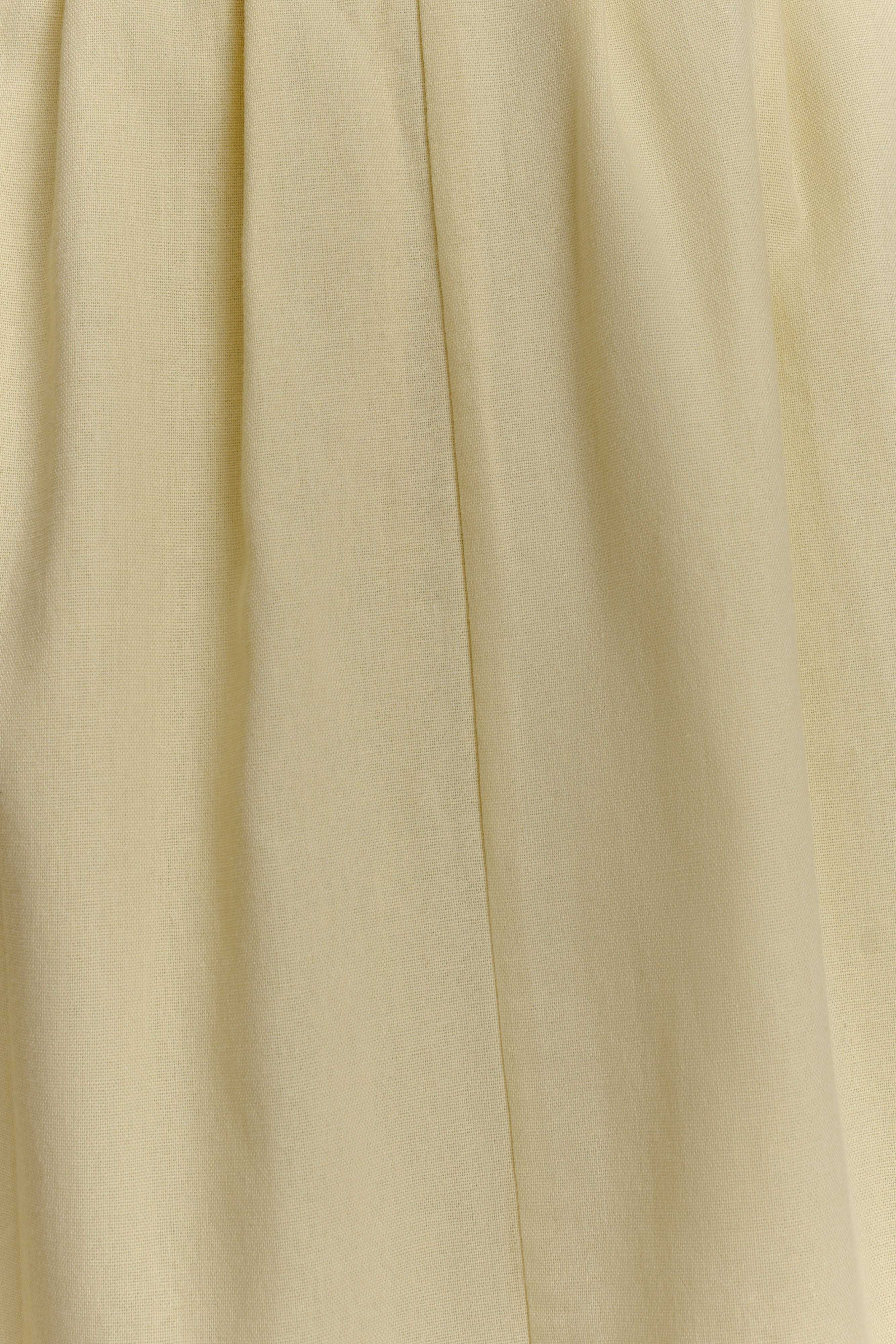 Aysha Buttoned Dress - Lemon