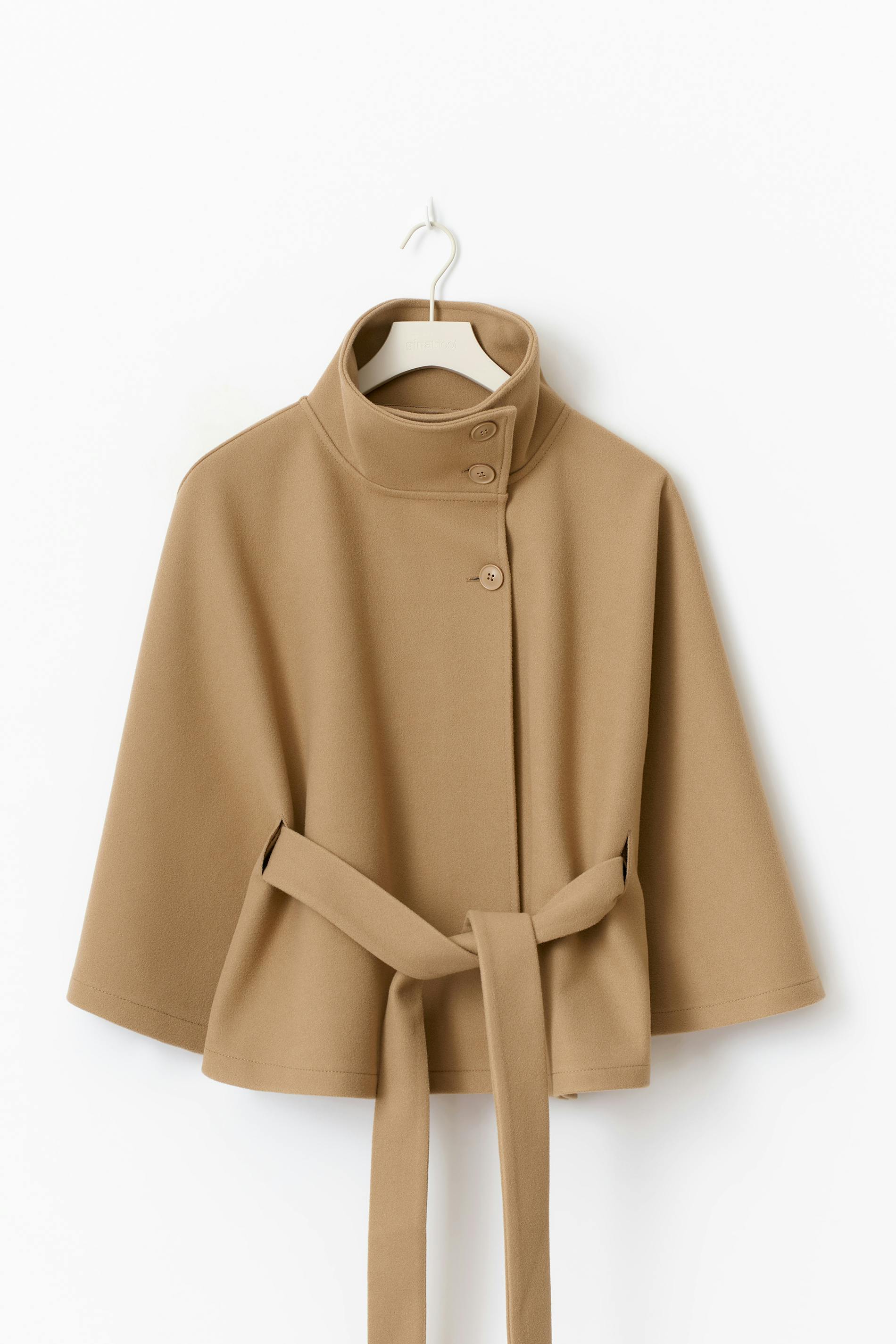 Clara Belted Cape Jacket