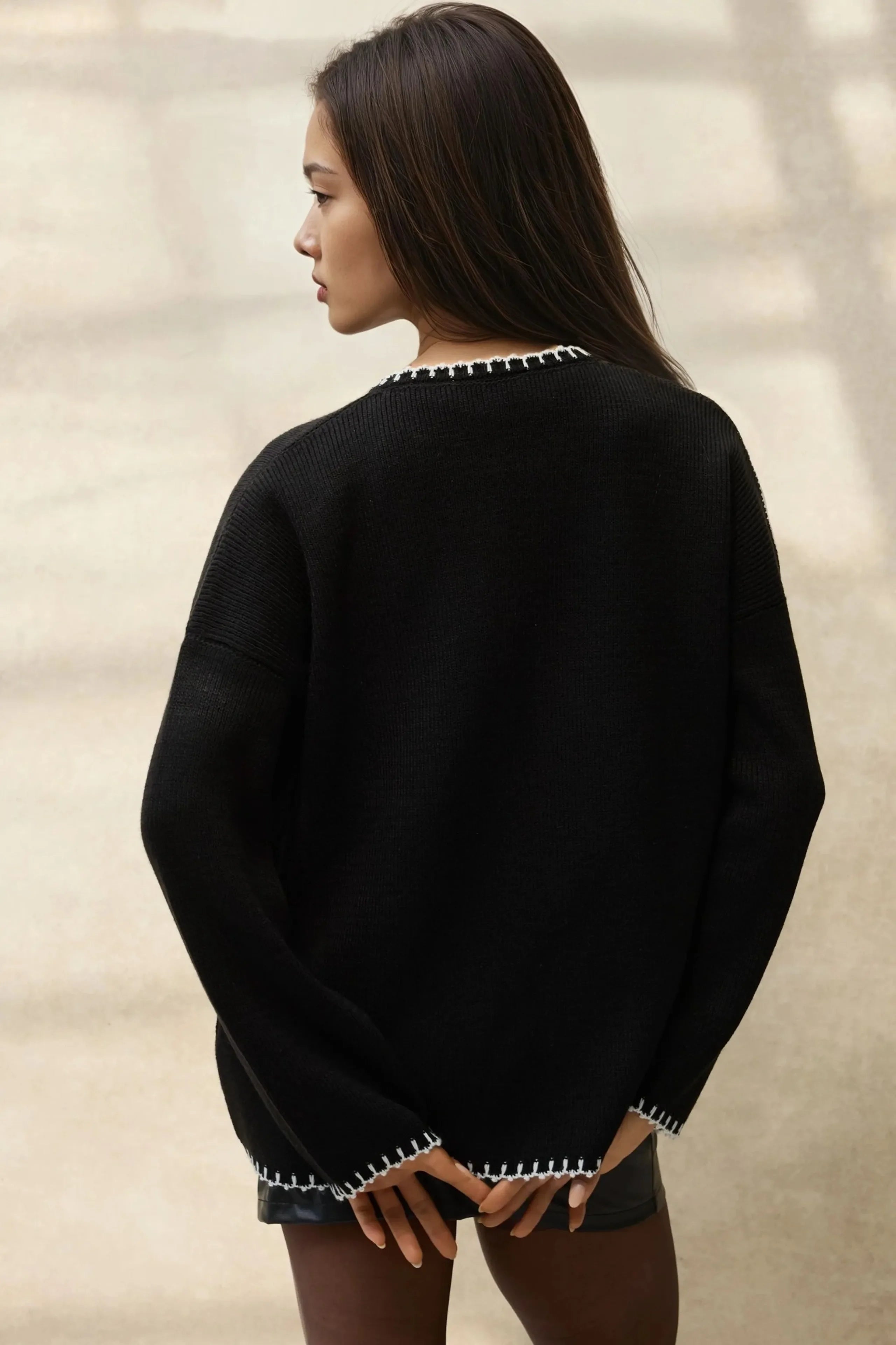 Elara | Long Knit Cardigan