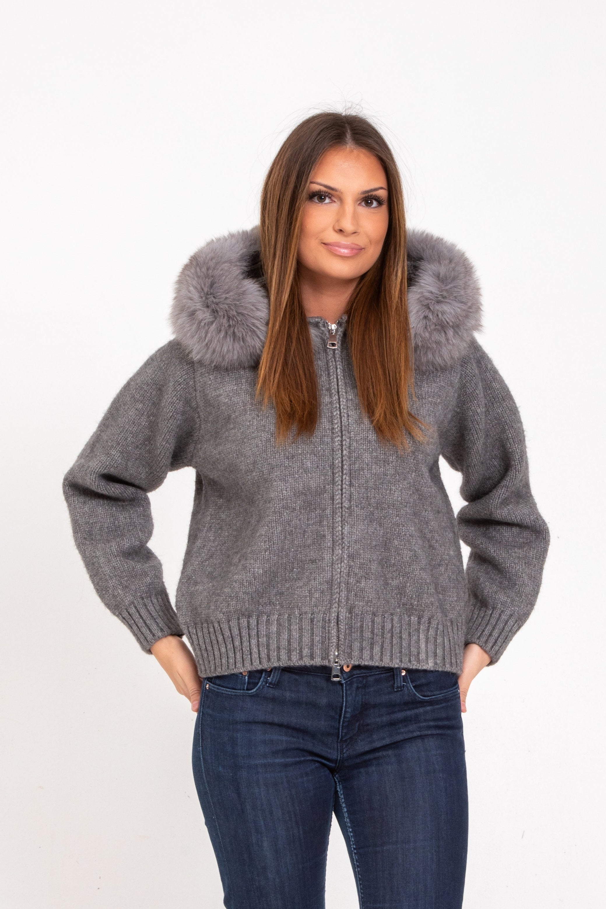 Luxe Faux Fur Collar Jacket