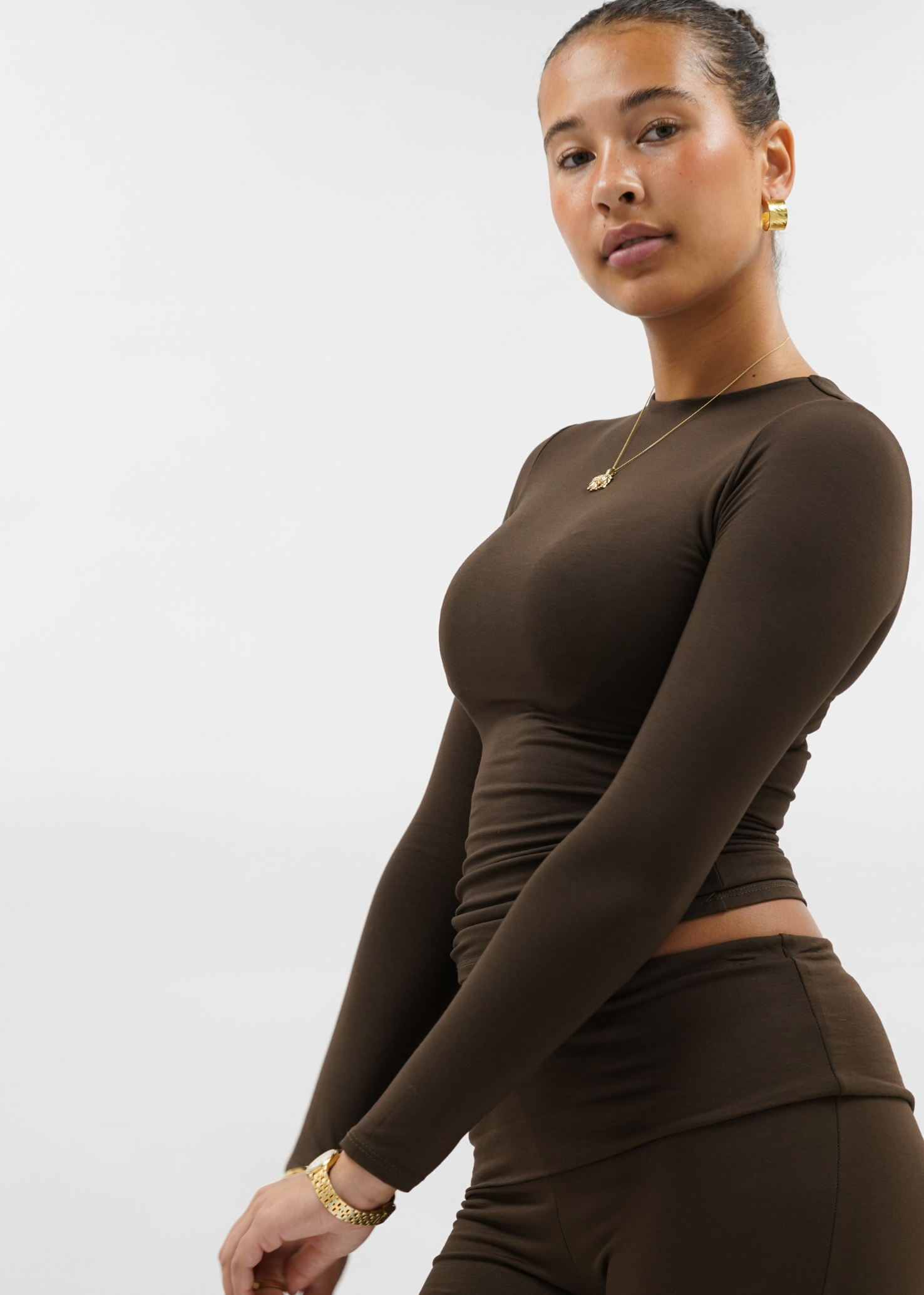 Chocolate Dream Sleeve Top