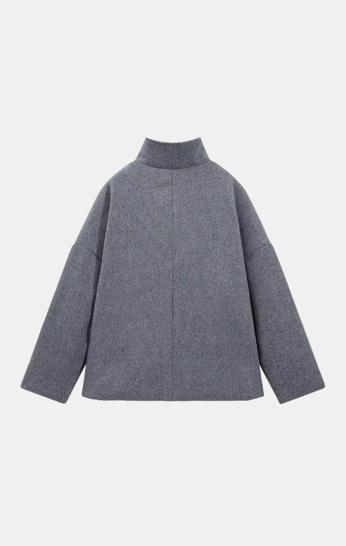 Buttoned-to-Top Trench Coat