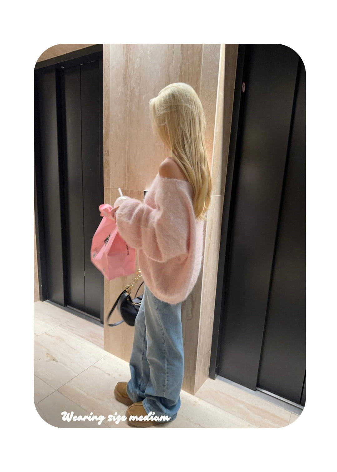 Alvii Knit Sweater Pink