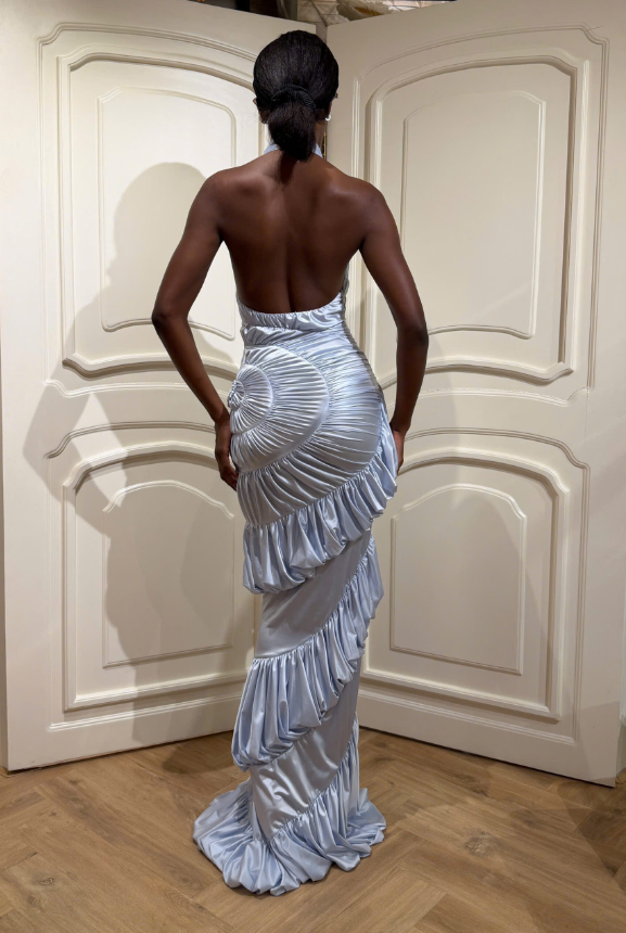 Ammonite – Silk Spandex Gown