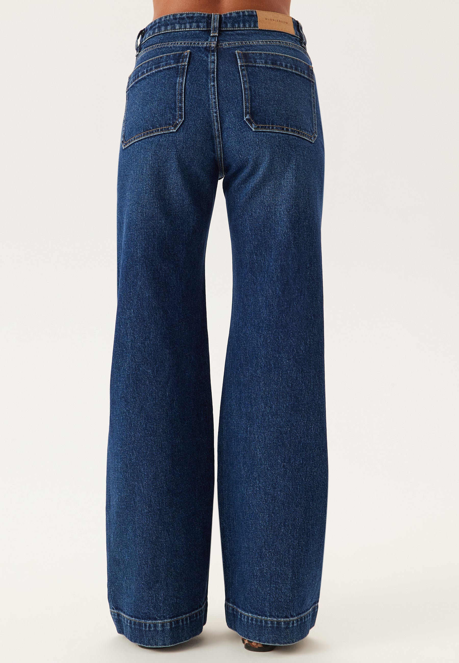 Front Pocket Flare Jeans