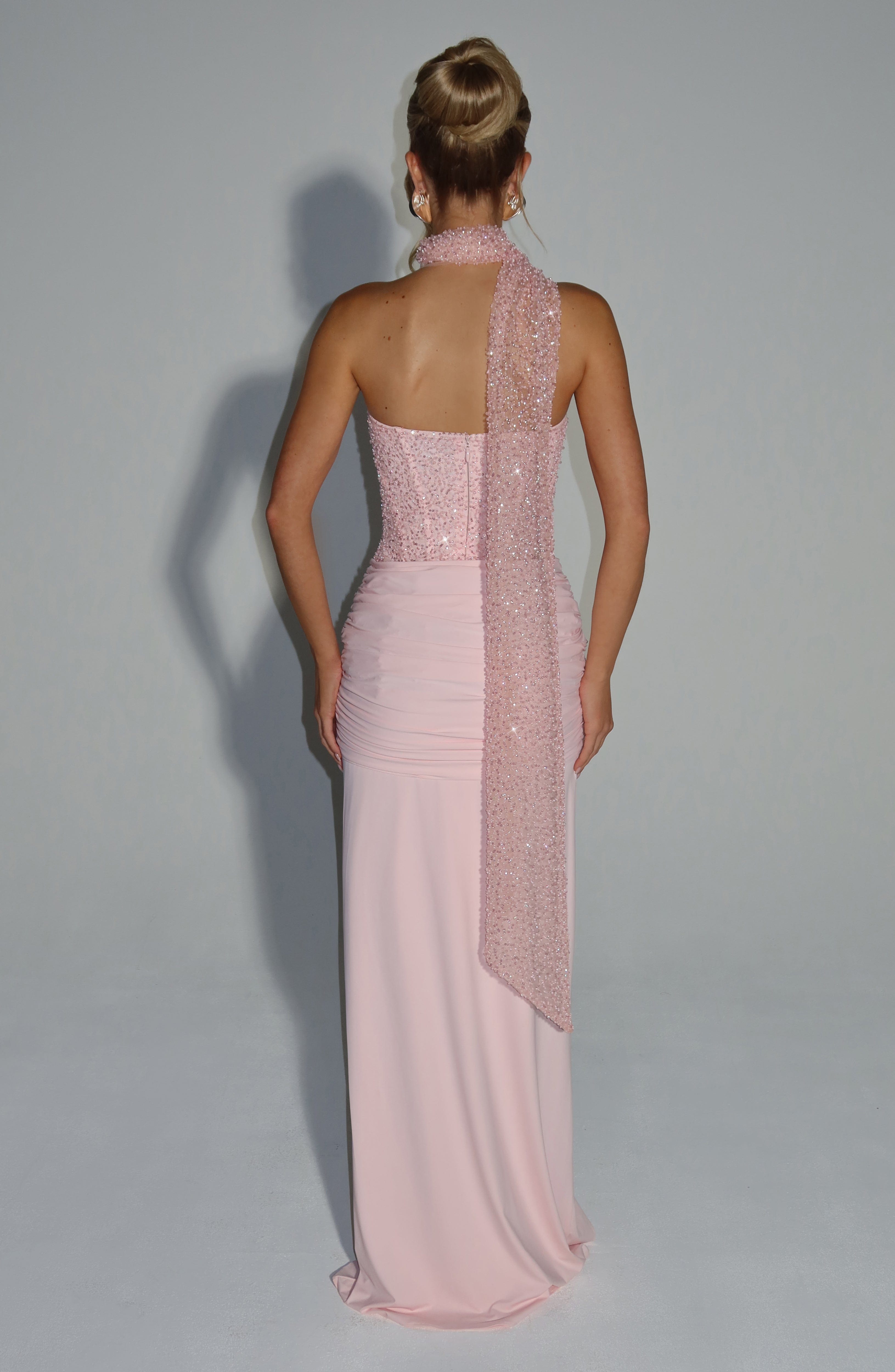 Carrera Maxi Dress - Blush