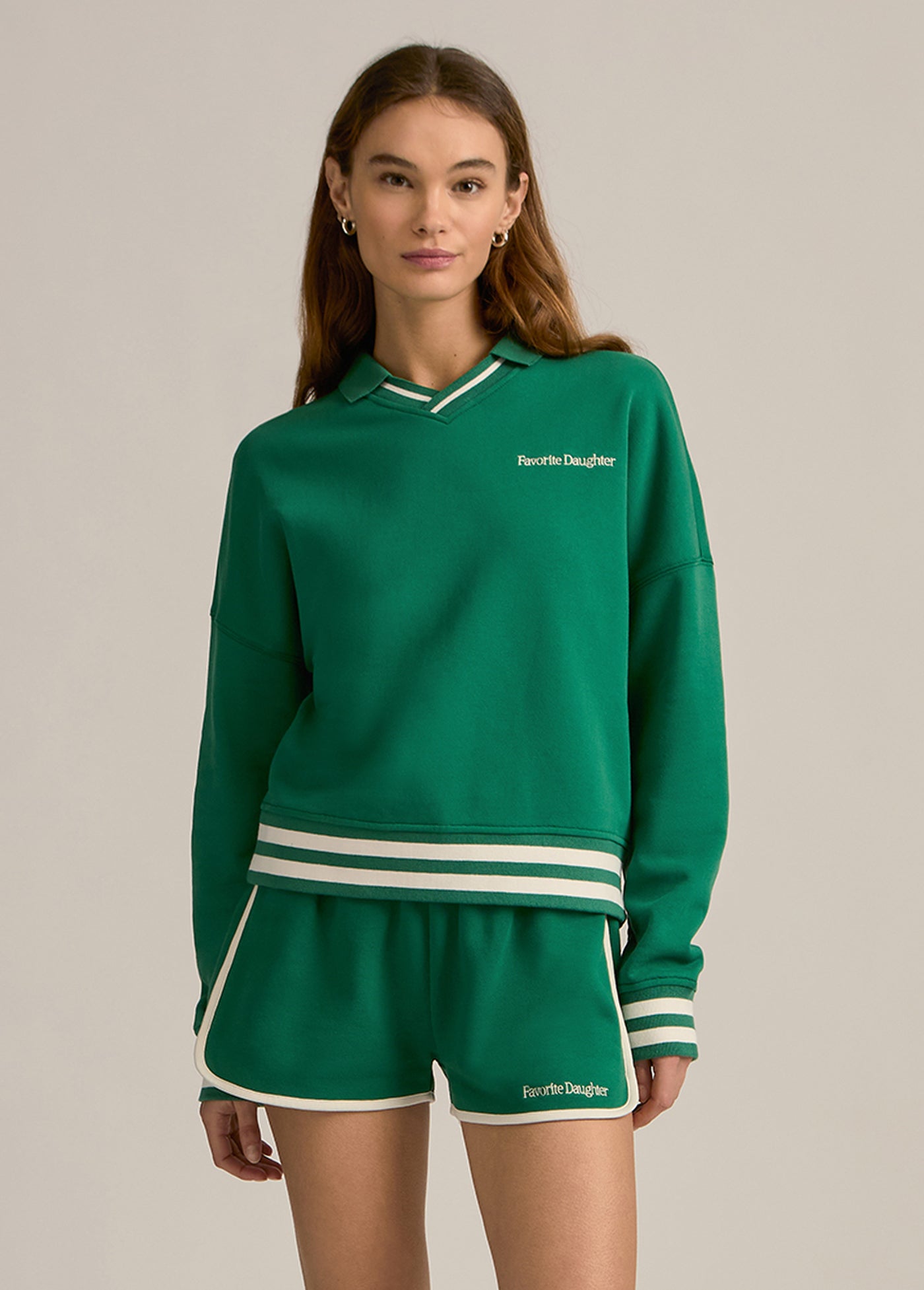 Ivy League Green Sweater